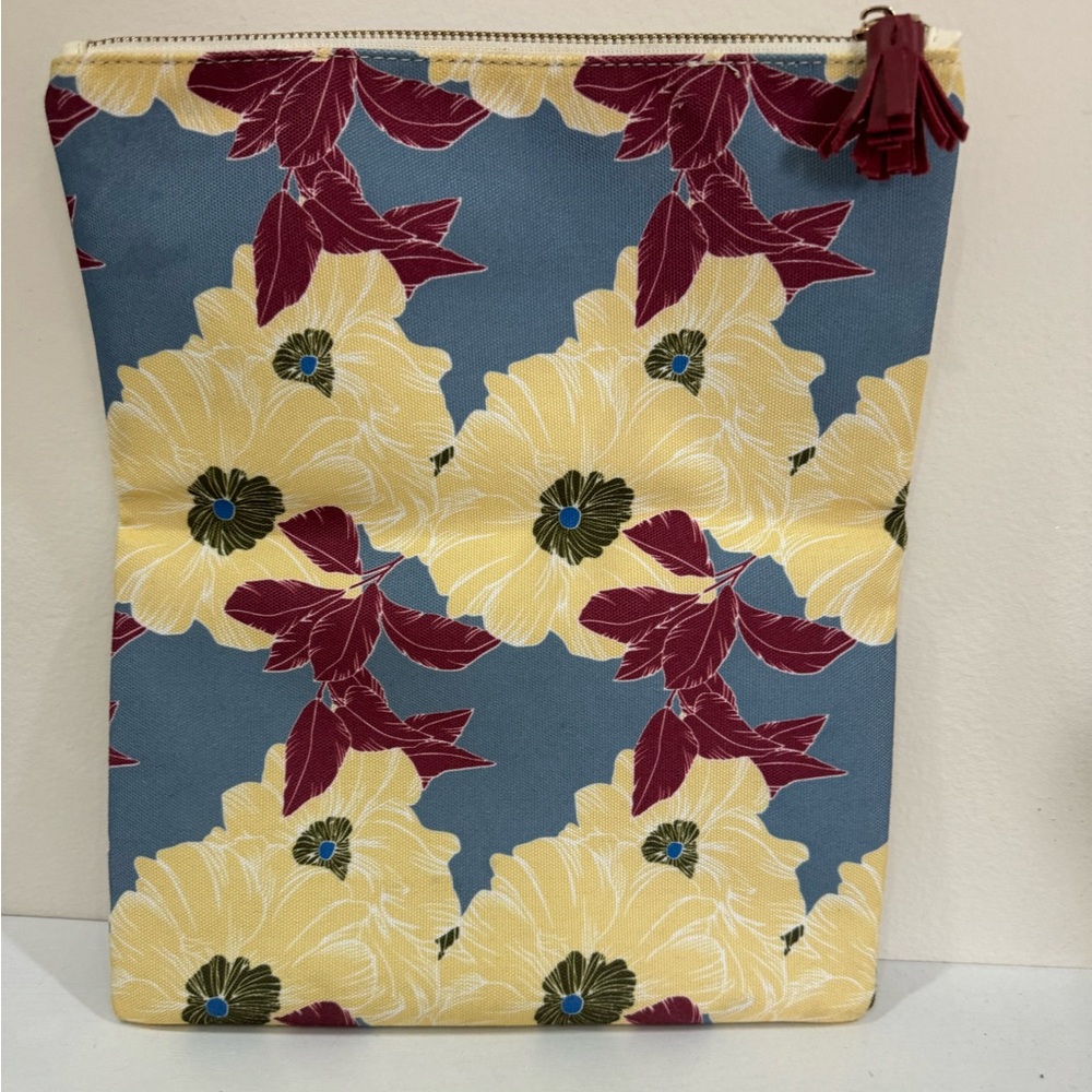 Rachel Pally Clutch Canvas Travel Cosmetics Bag w Retail Bag